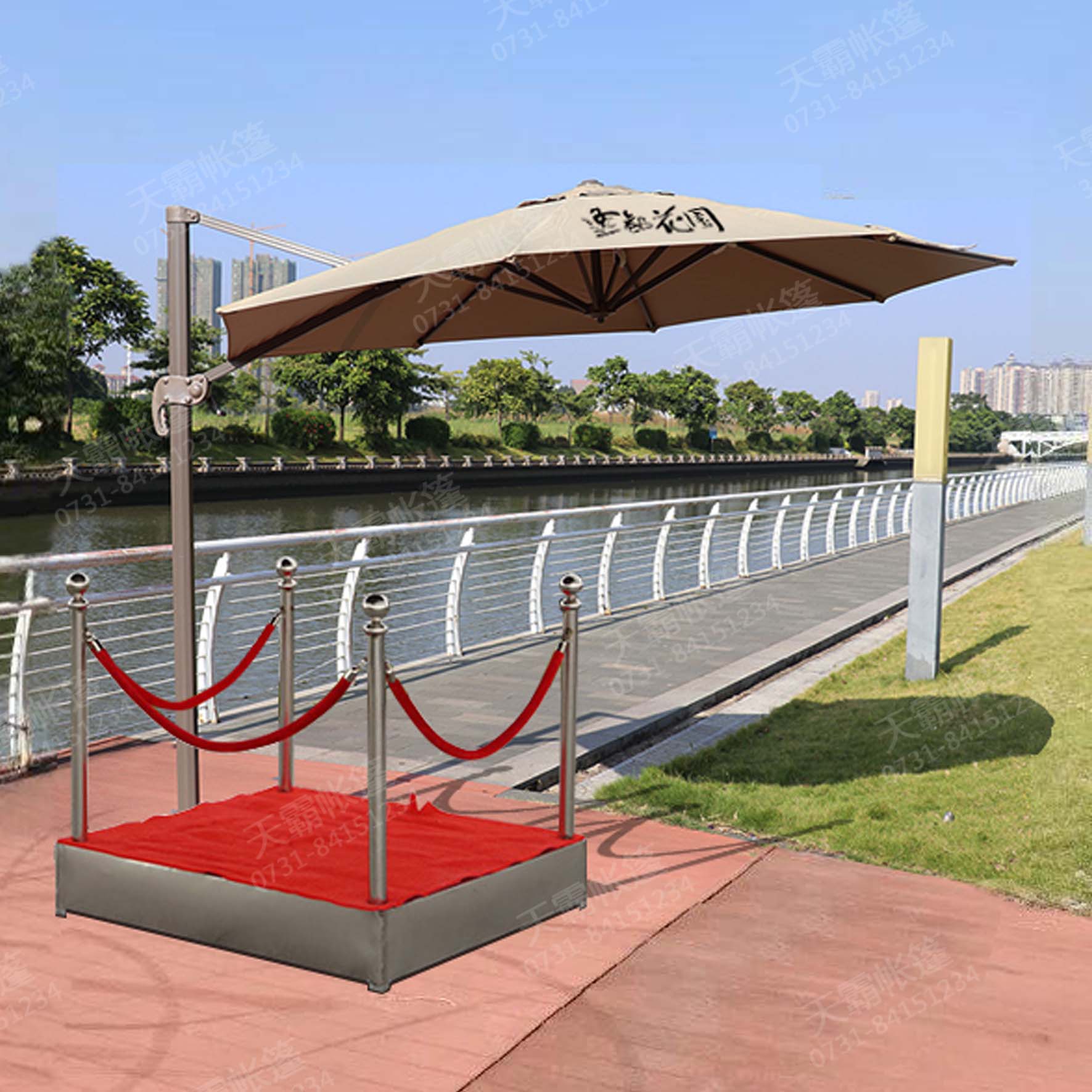 羅馬傘+崗?fù)づ_