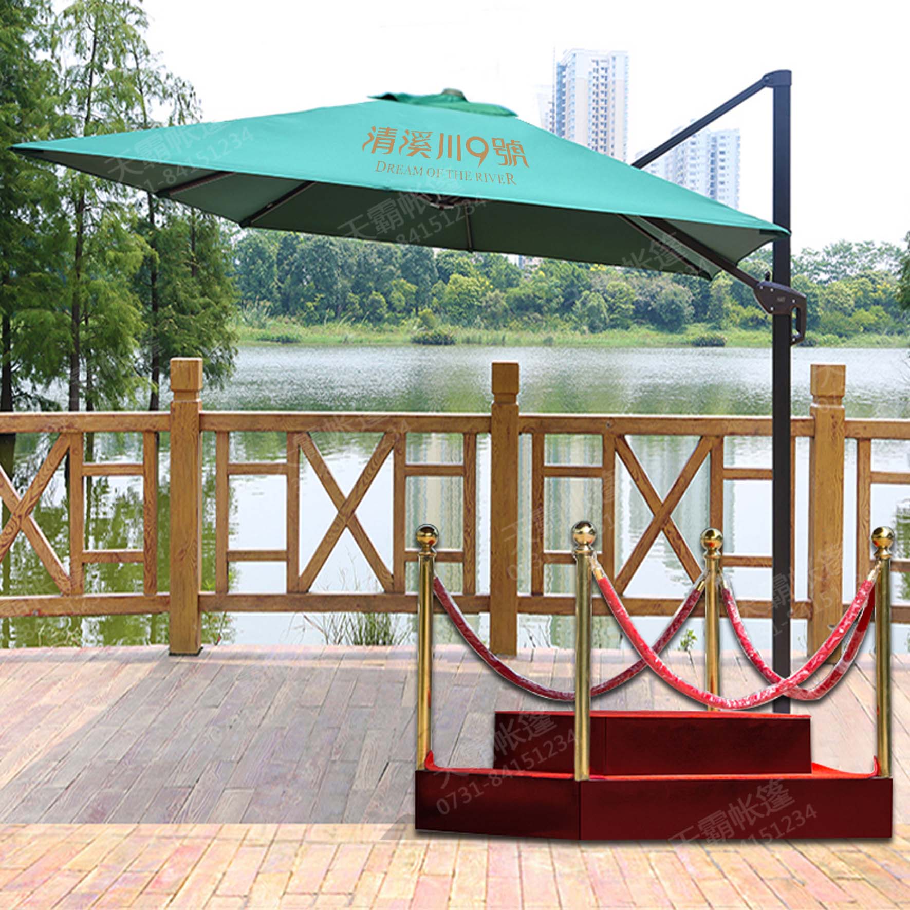 羅馬傘+崗?fù)づ_