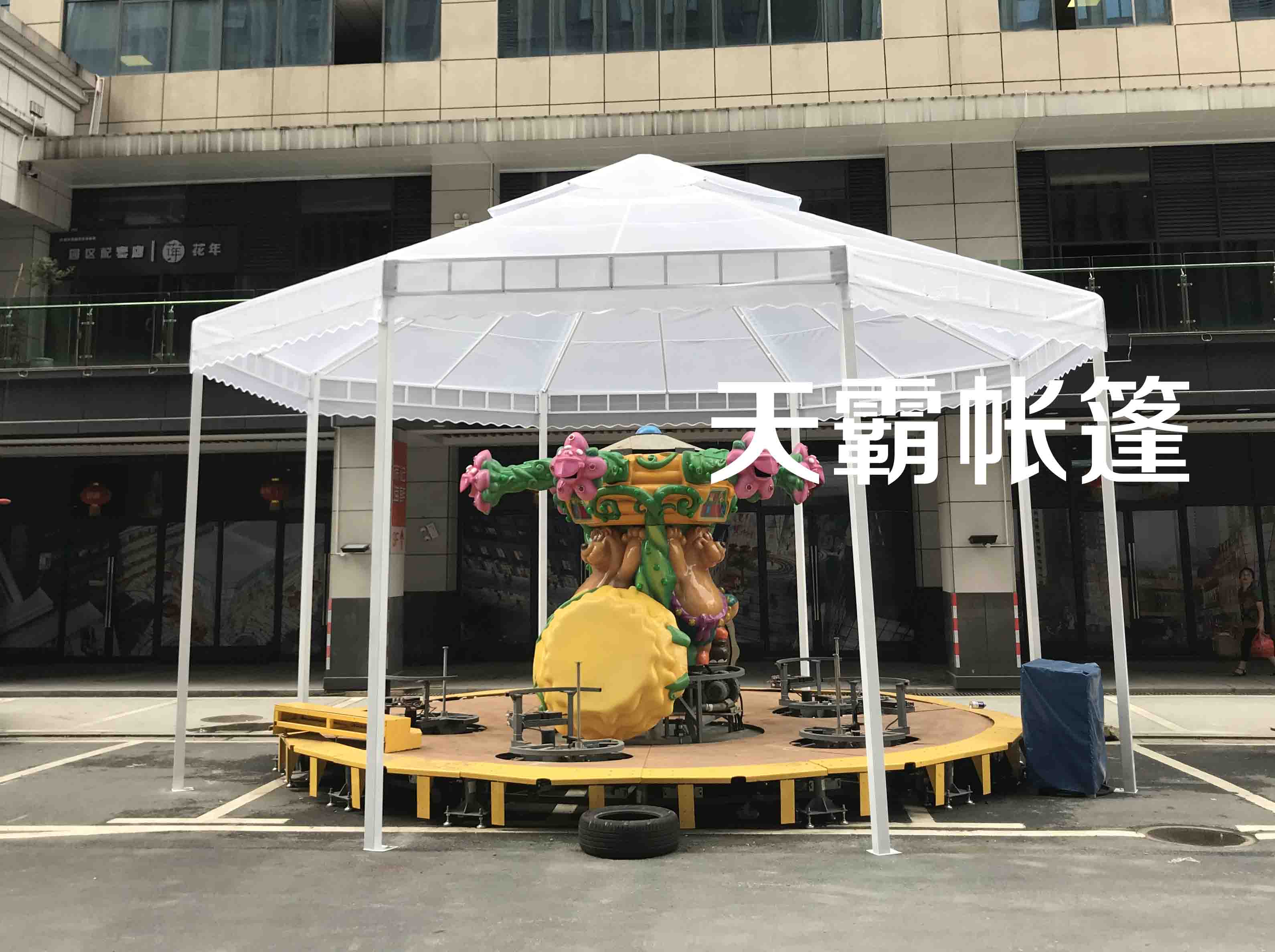 天霸圓形庭院帳篷，耐用才算好帳篷