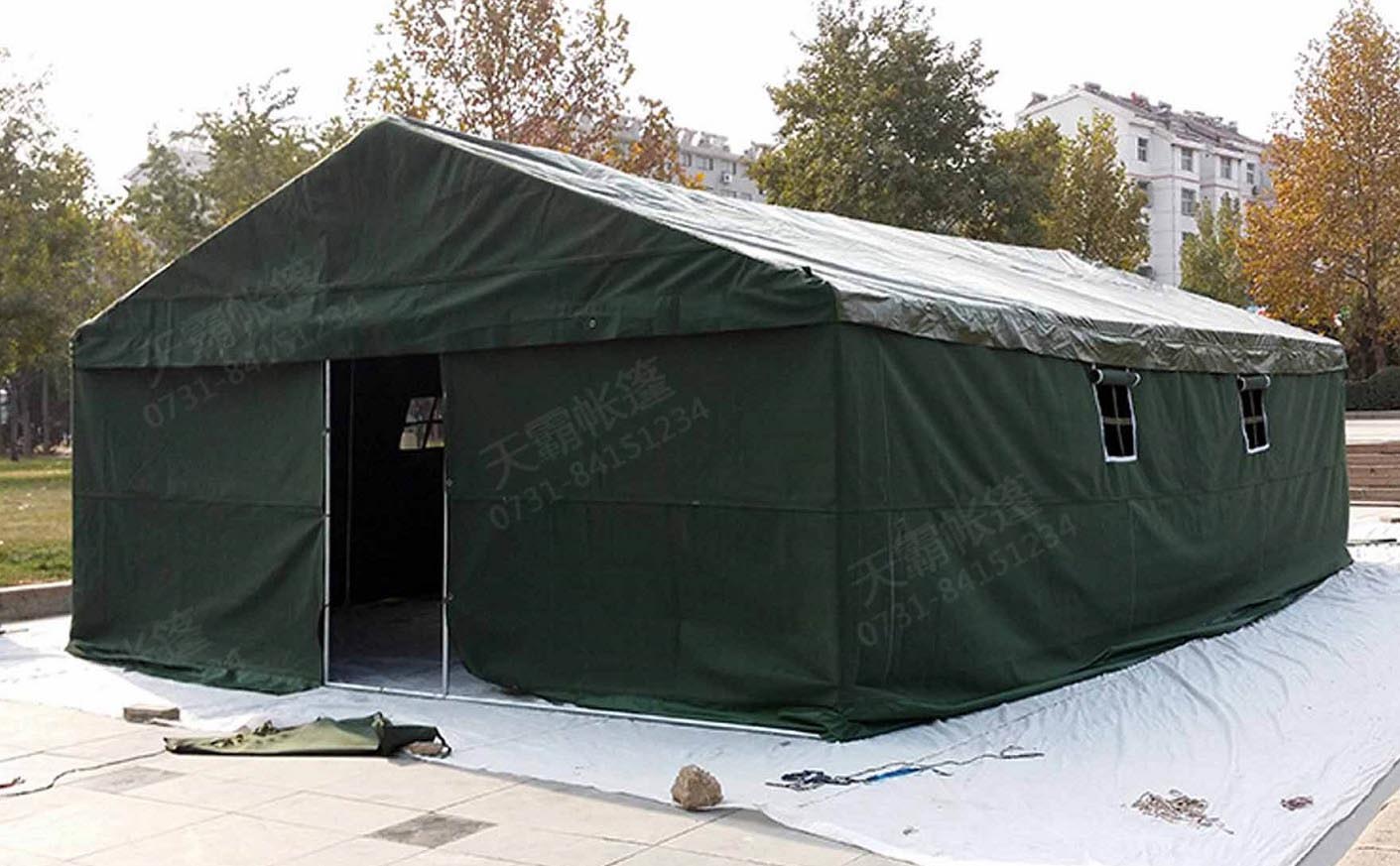 工地帳篷怎么搭建 有問題天霸立刻幫您搞定